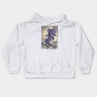 Ultraviolet Dradon Kids Hoodie